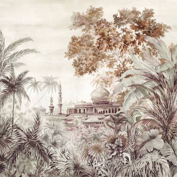 Papier peint Panoramique Taj Mahal Non Tissé