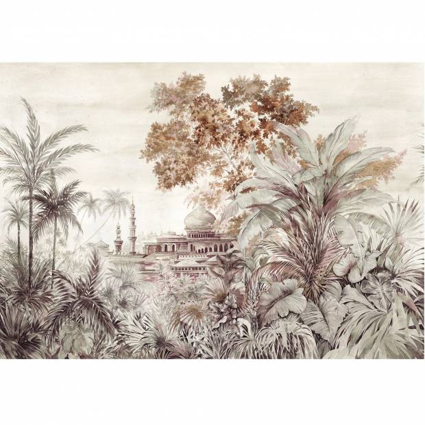 Papier peint Panoramique Taj Mahal Non Tissé