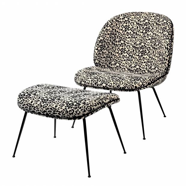 Chaise Beetle Lounge Black Base