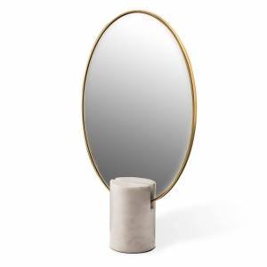 Miroir Oval Marbre