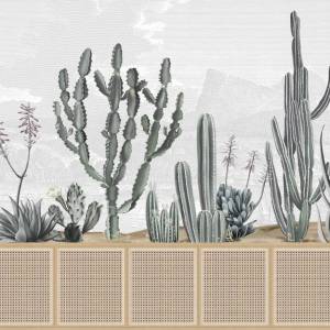 Papier peint Panoramique Rose Hill