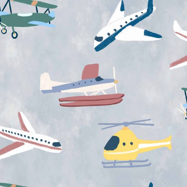 Papier Peint Draft Planes intissé