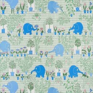 Papier peint Les Elephants Jardiniers