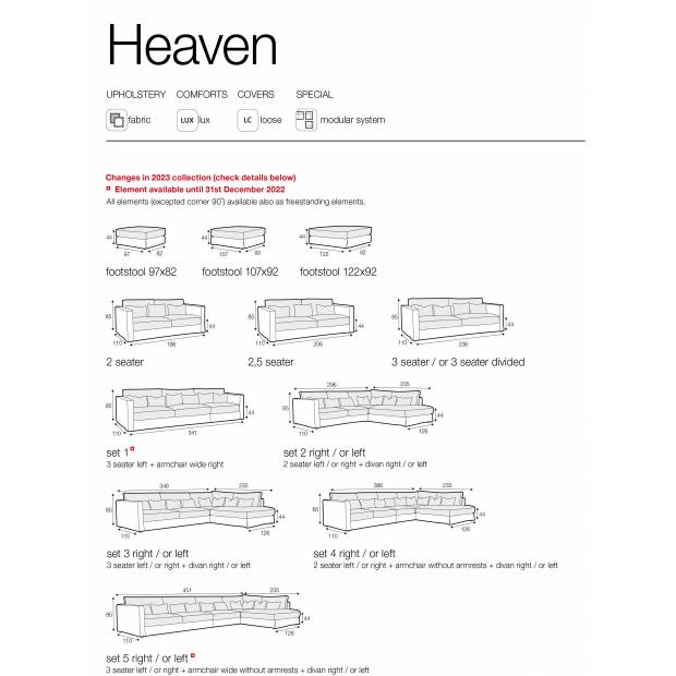 Canapé d'Angle Heaven