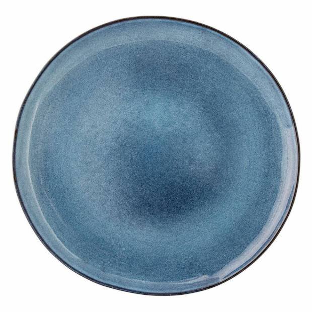 Assiette gres bleu, assiette gres bleu, art de la table pomax