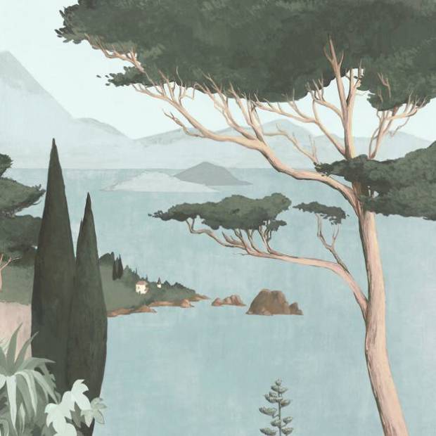 Papier peint Panoramique sur mesure Lago di Garda