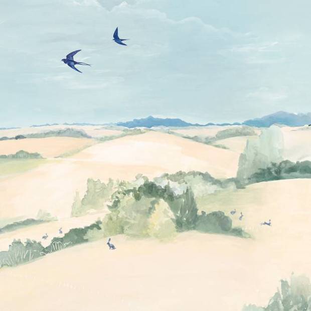 Papier peint Panoramique sur mesure Cent Lievres