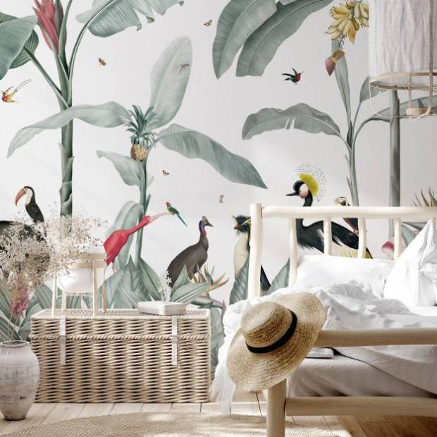 Papier peint Panoramique sur mesure Casela Birds