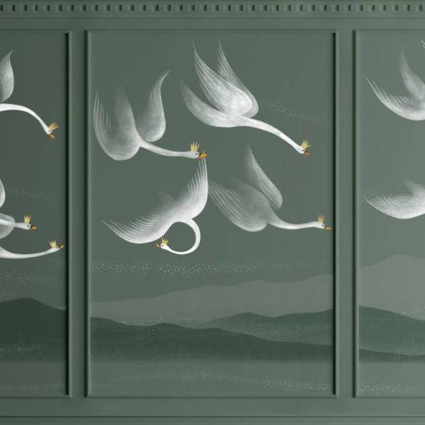 Papier peint Panoramique sur mesure Edmond swan