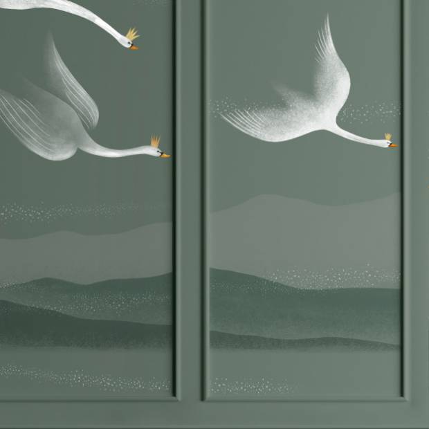 Papier peint Panoramique sur mesure Edmond swan