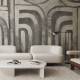 Papier peint Panoramique sur mesure Ethnic Geometry