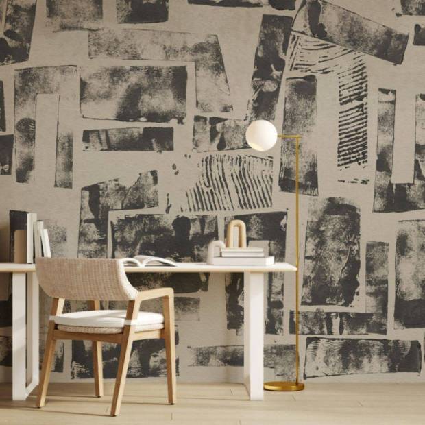 Papier peint Panoramique sur mesure Mix Stamp