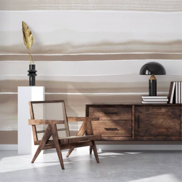 Papier peint Panoramique sur mesure Warm Horizon - Les Dominotiers - La ...