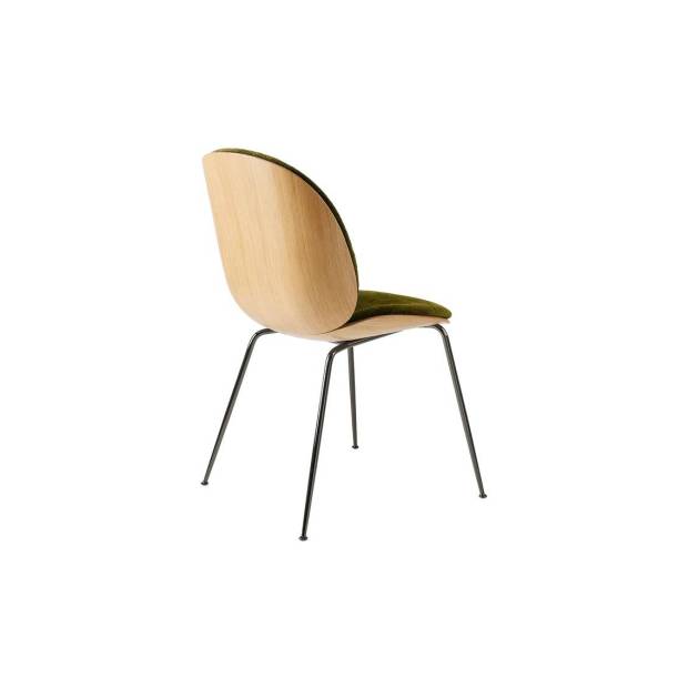 Beetle Dining Chair 3D Veneer - Front Upholstered coque Chêne