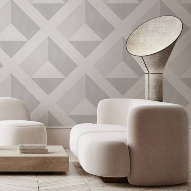 Papier peint Panoramique sur mesure Kite Grey