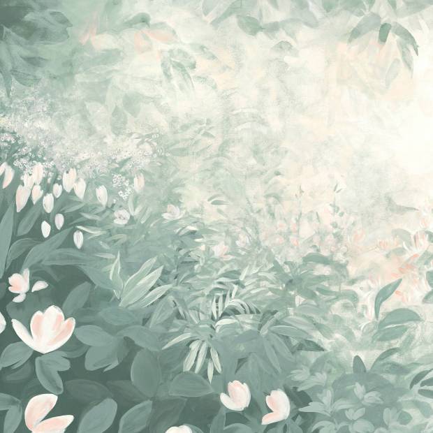 Papier peint Panoramique sur mesure Jardin Sauvage