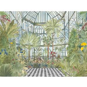 Papier peint Panoramique sur mesure Jardin d'hiver