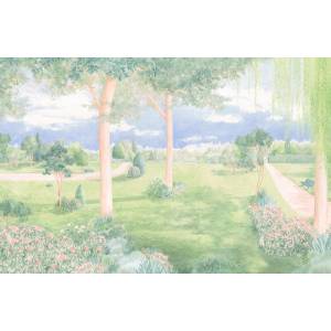 Papier peint Panoramique sur mesure Jardin Public