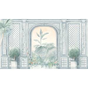 Papier peint Panoramique sur mesure Jardin de la Reine