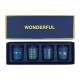 Coffret de 4 bougies message