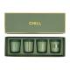 Coffret de 4 bougies message