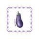 Lot de 20 serviette papier Aubergine  Petit pois