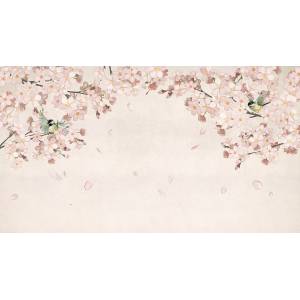 Papier peint Panoramique sur mesure Saison des cerisiers