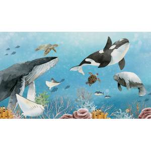 Papier peint Panoramique sur mesure Happy together