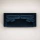 Canapé Bellechasse light 4 places - tissu velours brut