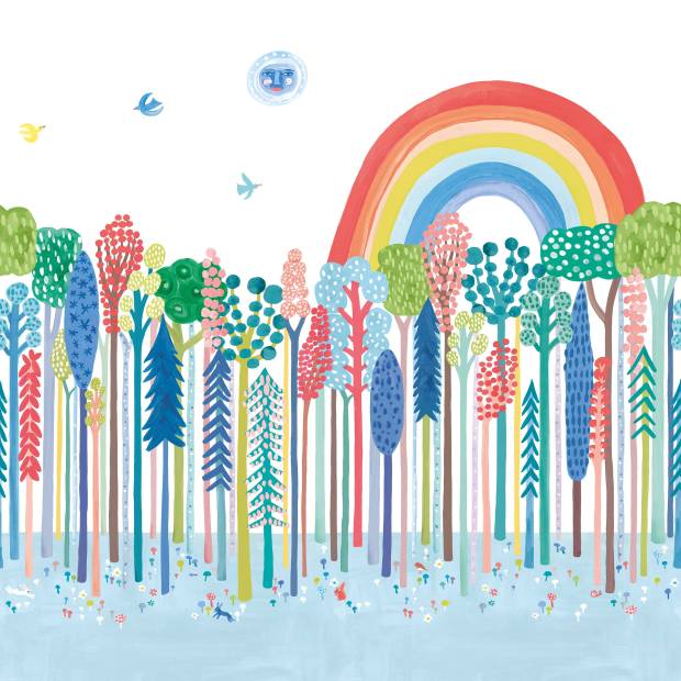 Papier Peint Panoramique Rainbow Forest