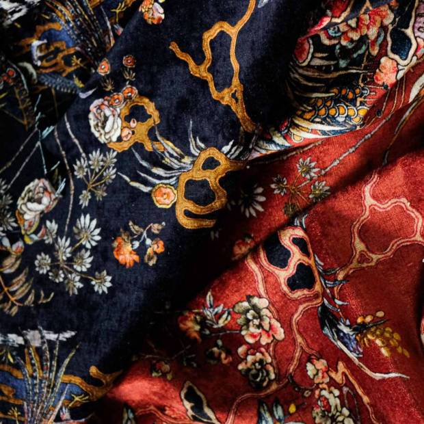 Tissu Scared Pheasants