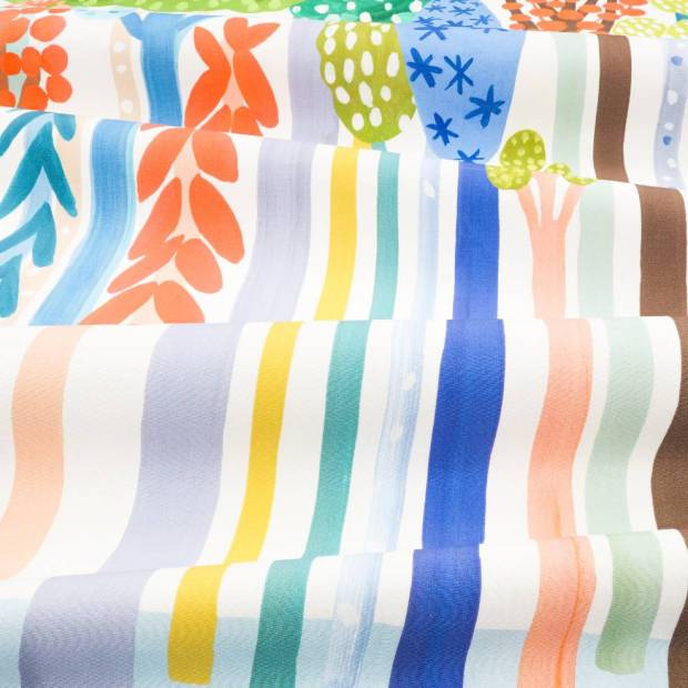 Tissu Rainbow Forest