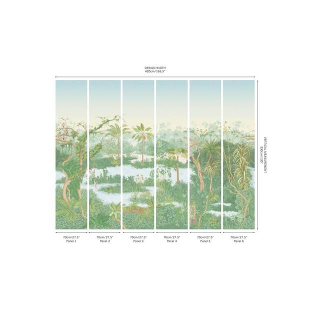 Papier peint Borneo