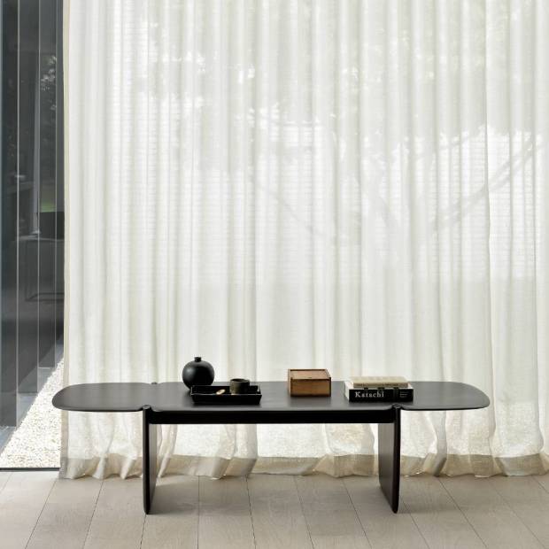 Table basse PI en Acajou