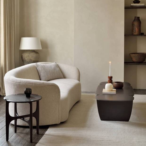 Table basse PI en Acajou