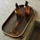 Plateau en verre Organic