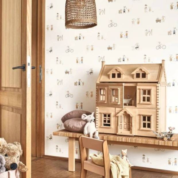 Papier peint Neighbors of the village