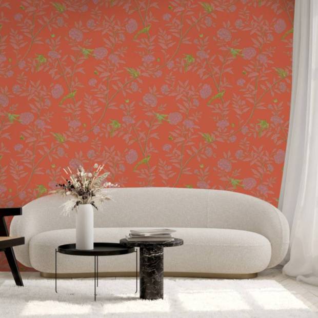 Papier peint Roseberry with birds