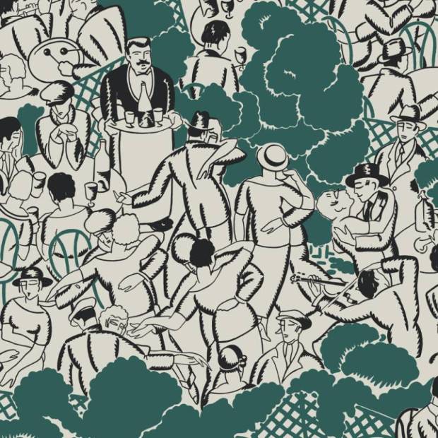 Papier peint La Guinguette