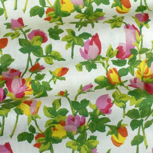 Tissu Roseraie