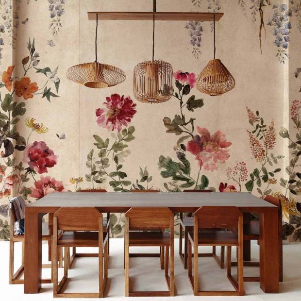 Papier peint Panoramique Spring Festival en intissé