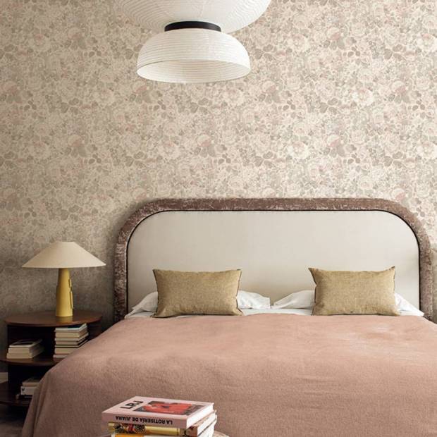 Papier Peint Grande Rose