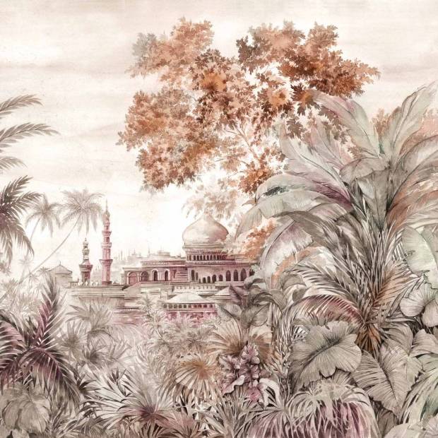 Papier peint Panoramique Taj Mahal Lin