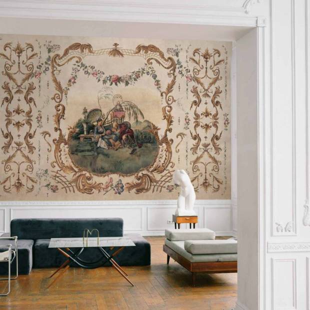 Papier peint Panoramique Ming Portrait en intissé