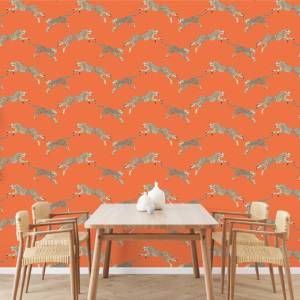 Papier Peint Leaping Cheetah