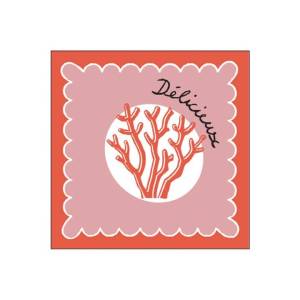 Lot de 20 serviette corail