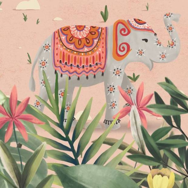 Papier peint panoramique sur mesure Holi en intissé