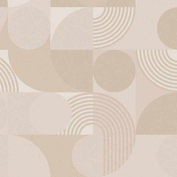 Papier peint Panoramique sur mesure Rounded en intissé