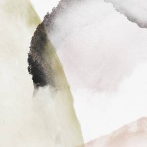 Papier peint Panoramique sur mesure Watercolour Shapes en intissé