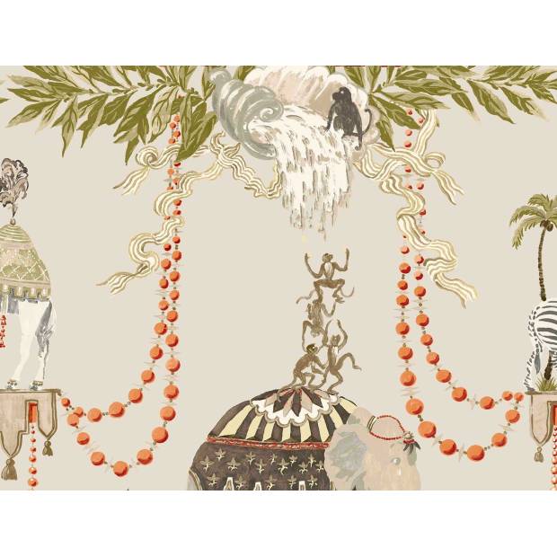 Papier peint Monkey business Intissé